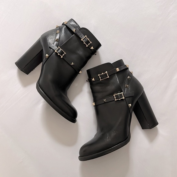 🤘🏼✨Valentino Rockstud Ankle Boots, Black, Size 39.5 - Picture 5 of 13